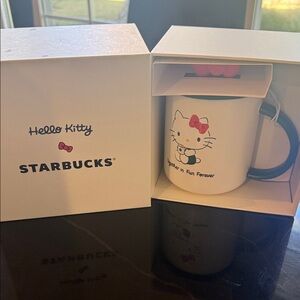 Starbucks Hello Kitty Mug with Red Bow